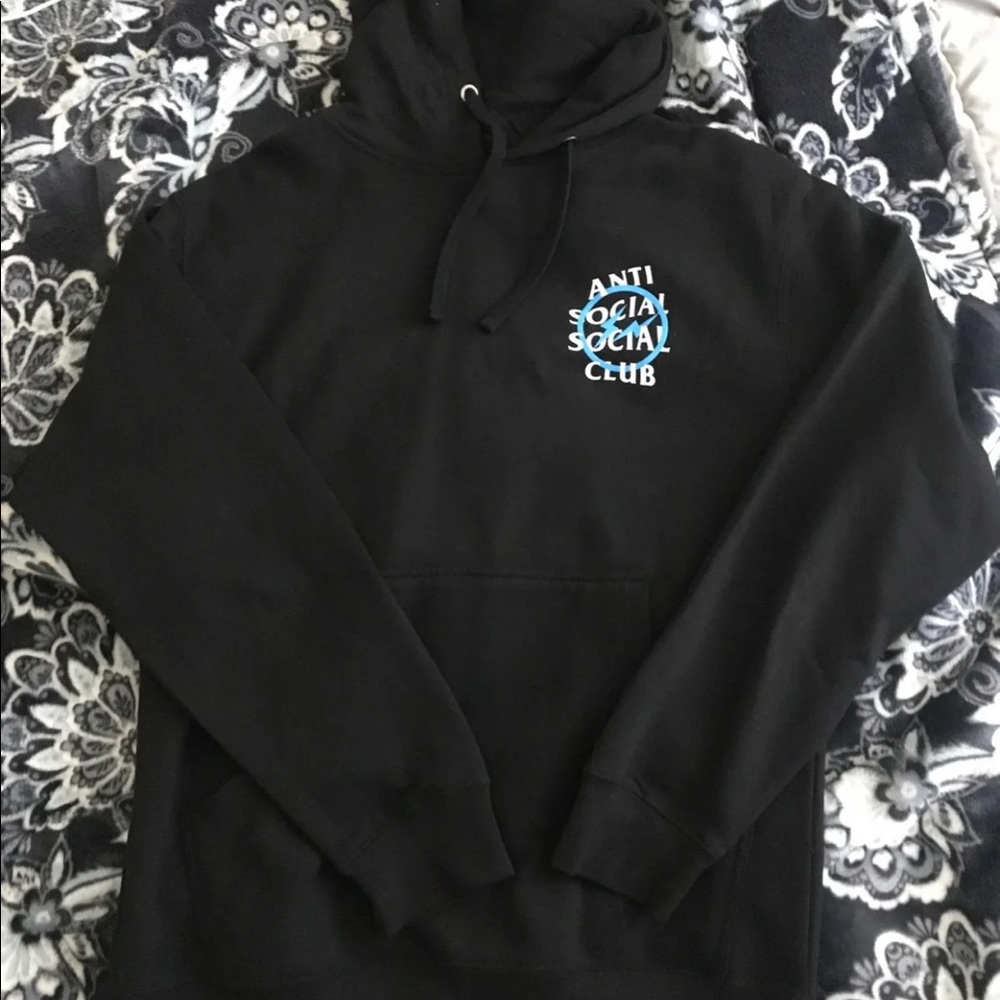 anti social social club fragment hoodie